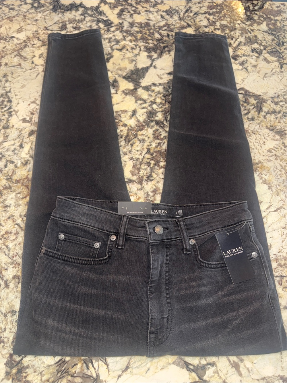 Lauren Ralph Lauren -high rise skinny ankle jeans -Brand New With Tags - Picture 5 of 10